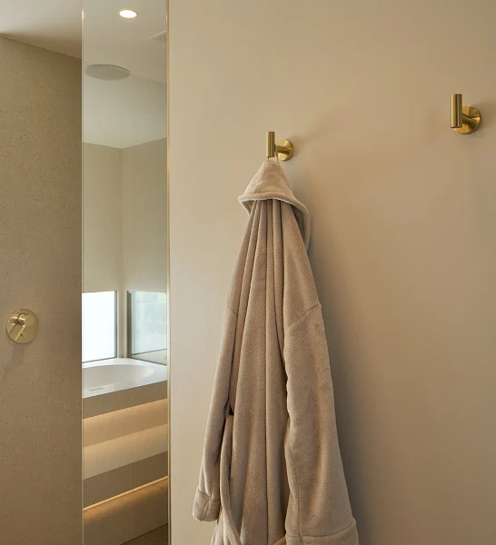 platz für bademantel